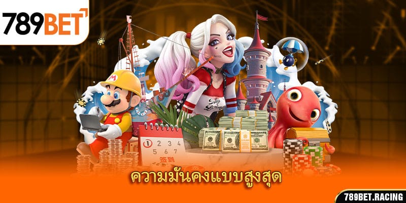 The image features a casino game, illustrating the vibrant online gaming environment of 789bet Thailand.