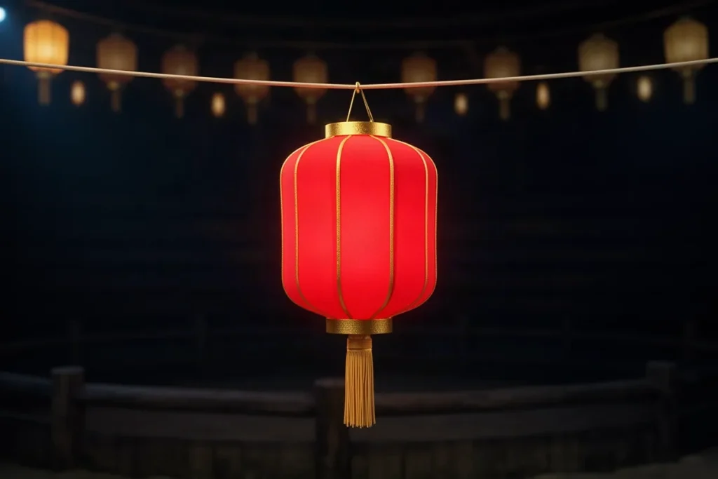 Ảnh minh hoạ đèn lồng giấy đỏ cho mục tổng quan đá gà 789BET