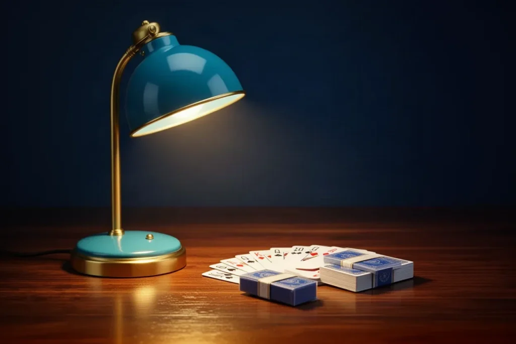 Ảnh minh hoạ đèn bàn đồng cho mục kinh nghiệm game bài 789BET